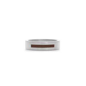 NEW MISSION ATELIER men's unity consciousness eternity ring in brown leather